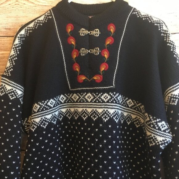 DALE OF NORWAY SETESDAL UNISEX WOOL SWEATER - Picture 6 of 12